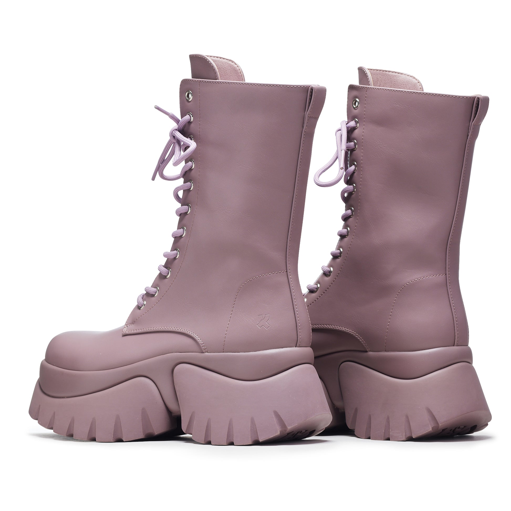 Costal Cruiser Vilun Ankle Boots - Mauve - Ankle Boots - KOI Footwear - Purple - Back Side View