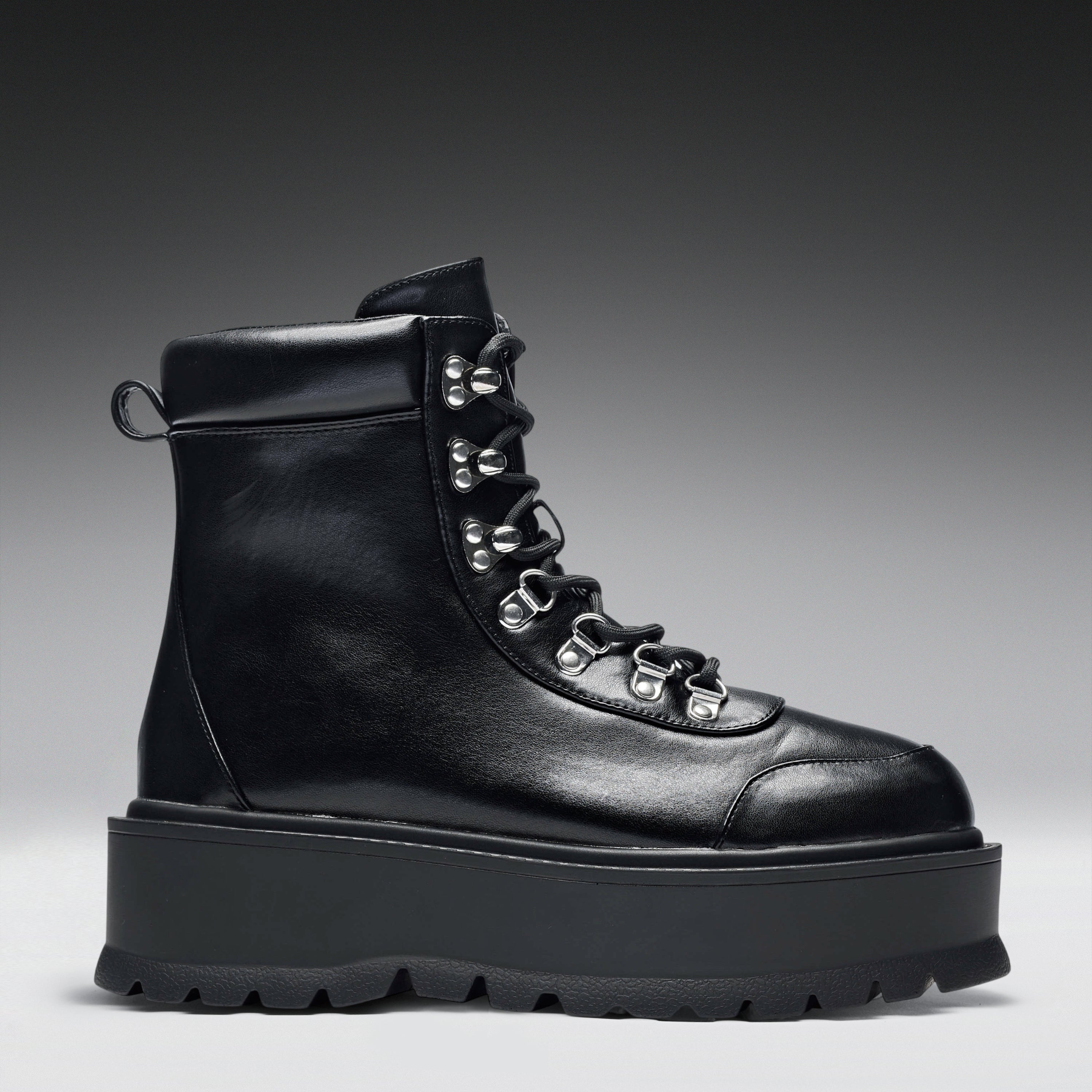 HYDRA All Black Matrix Platform Boots – KOI footwear
