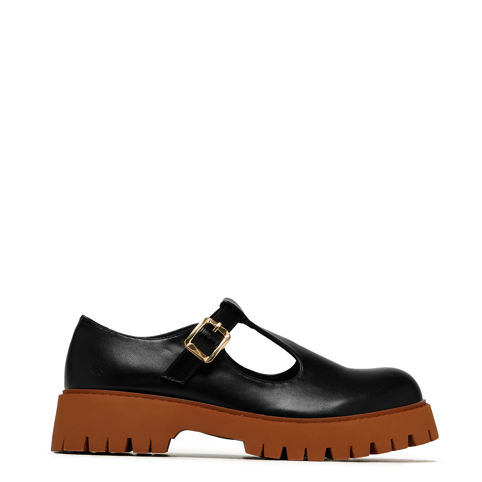 Abbot Men's Chunky Mary Janes Black – KOI footwear