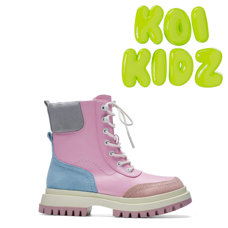 Lil’ Hydra Kawaii Boots - Ankle Boots - KOI Footwear - Pink - Main View