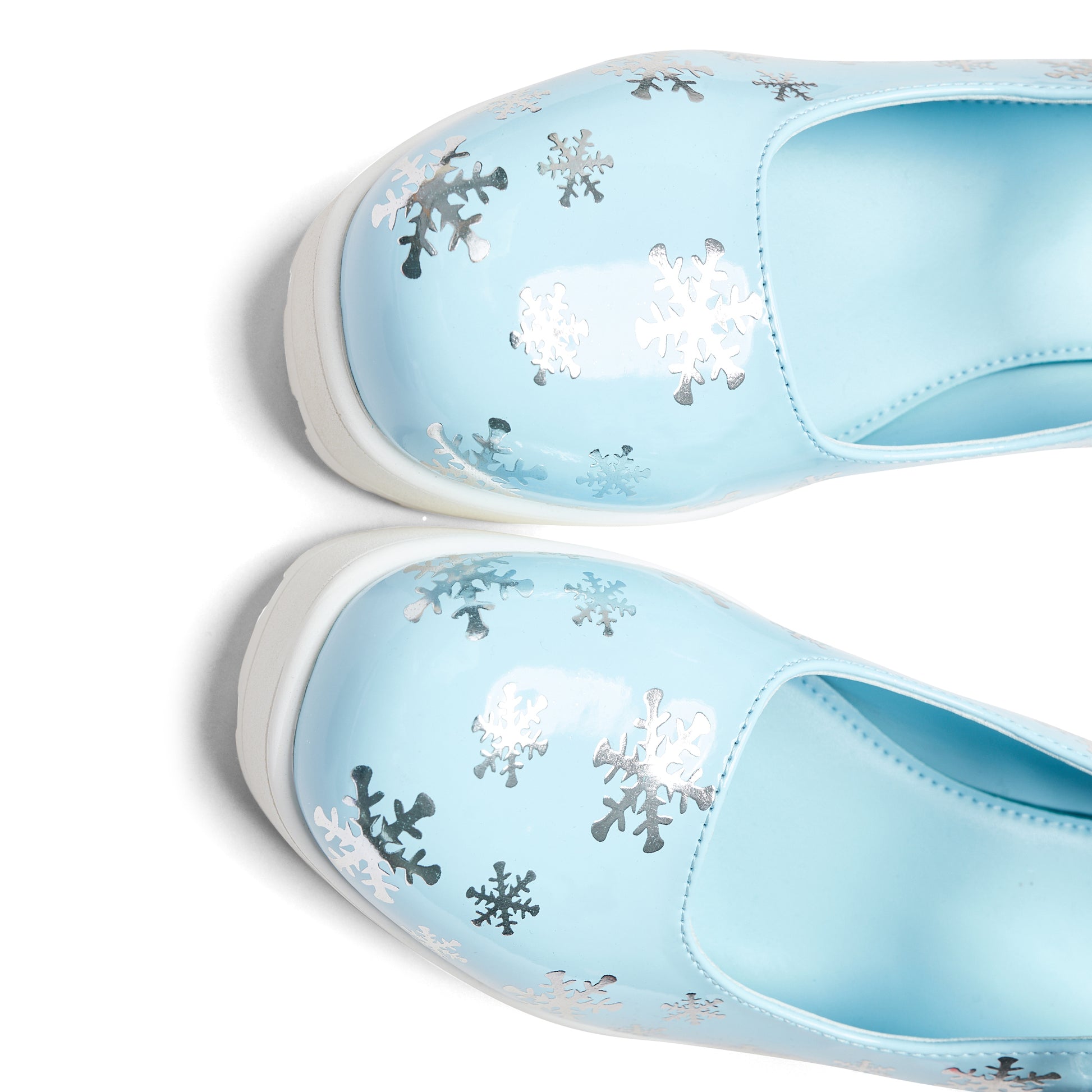 Tira Blue Mary Janes ' Frosty Kisses Edition' - Mary Janes - KOI Footwear - Blue - Top View