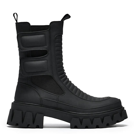 Vader Padded Croft Boots - Ankle Boots - KOI Footwear - Black - Main View