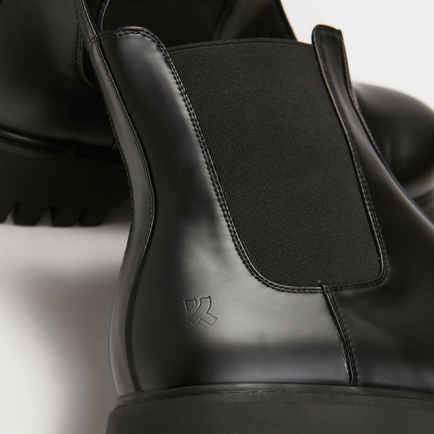 New Horizon Men's Chelsea Boots - Ankle Boots - KOI Footwear - Black - Ankle Detail
