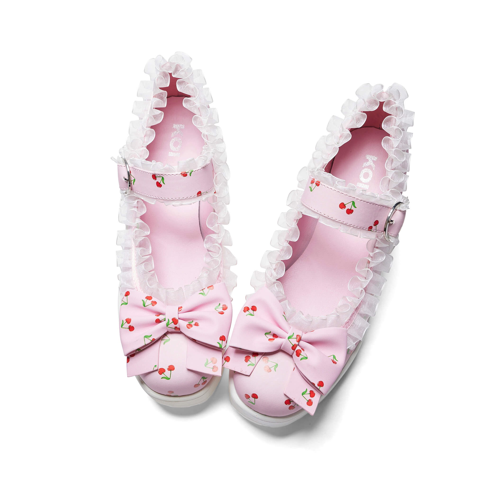 Coquette Pink Platform Mary Janes