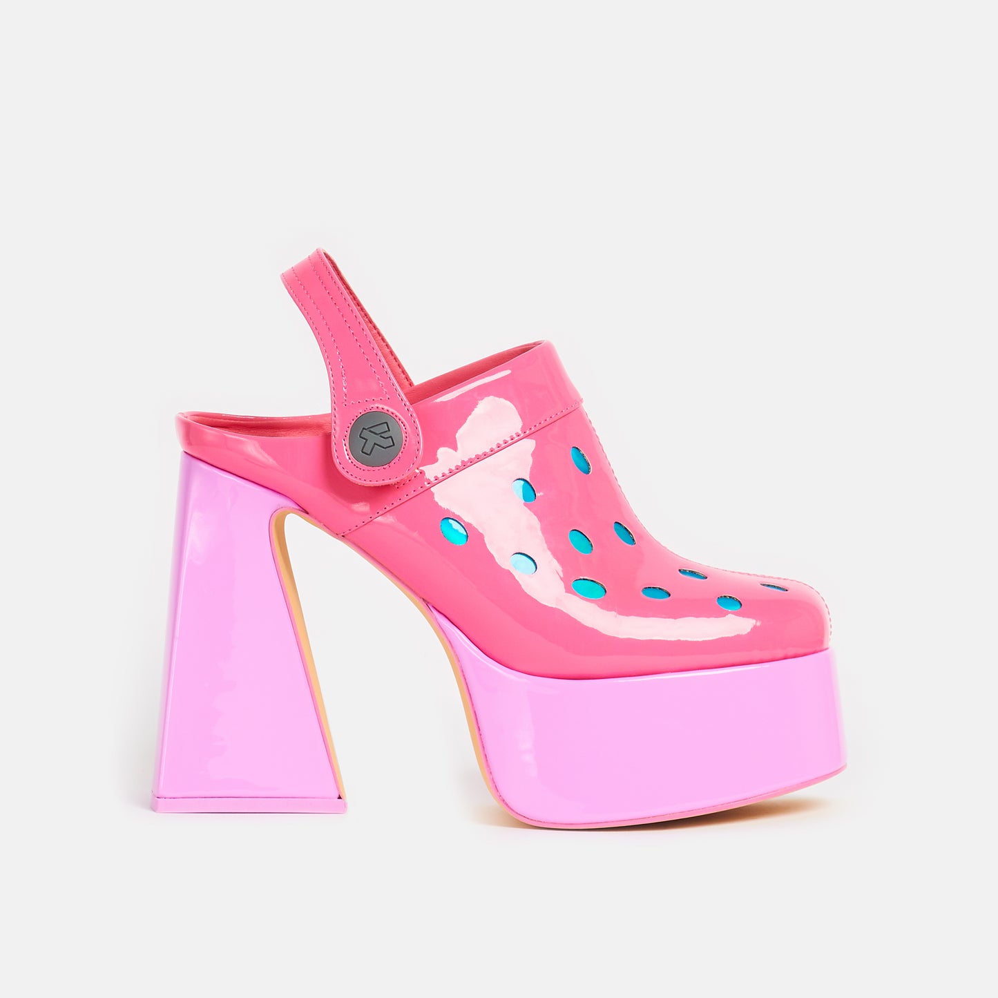 Candyfloss Powder Alien Heels - Shoes - KOI Footwear - Pink - Side View