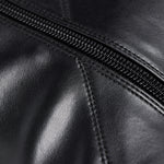 Delano Men's Black Platform Heeled Boots - Ankle Boots - KOI Footwear - Black - Zip Detail