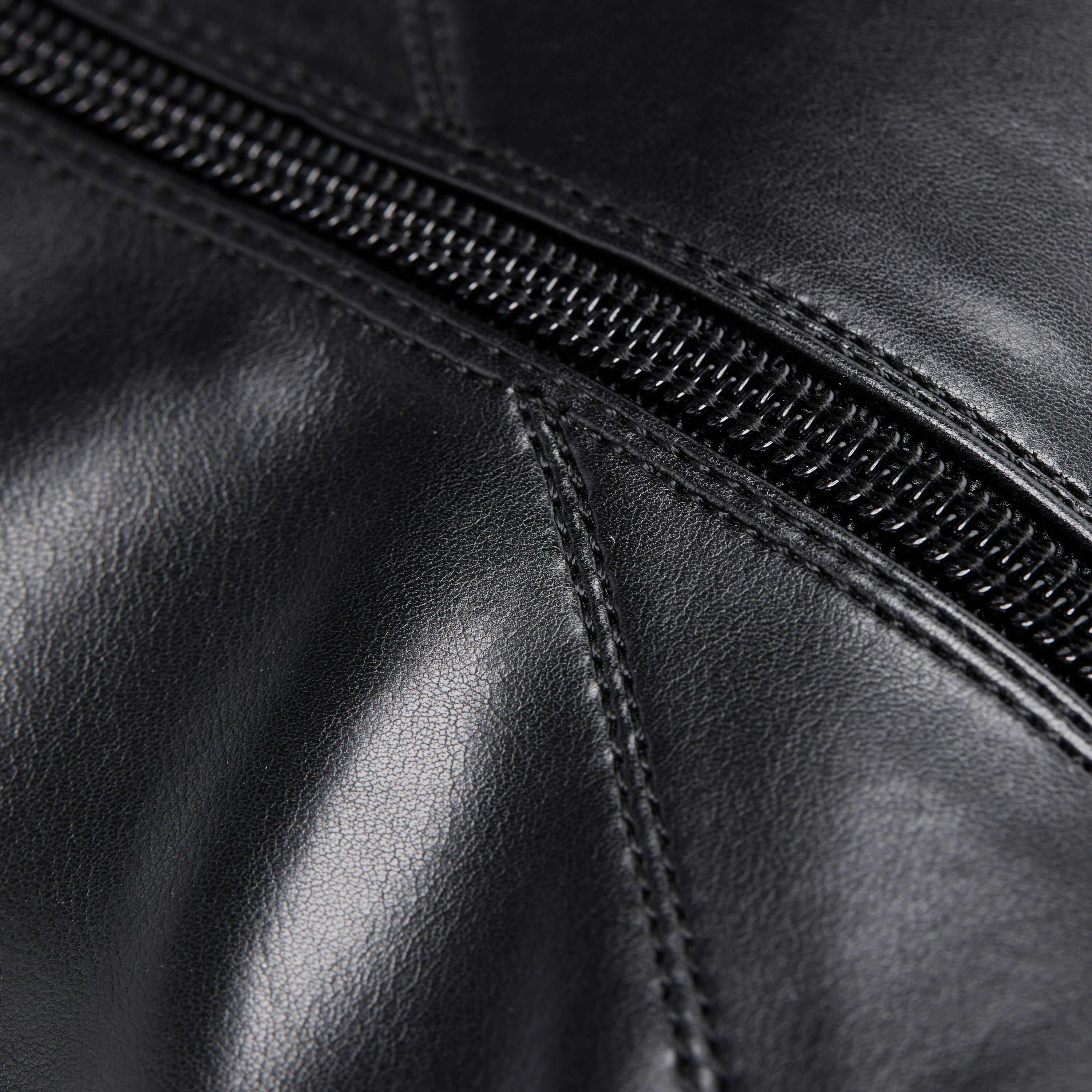 Delano Men's Black Platform Heeled Boots - Ankle Boots - KOI Footwear - Black - Zip Detail