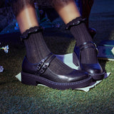 Vagar Safety Pin Tale Mary Janes