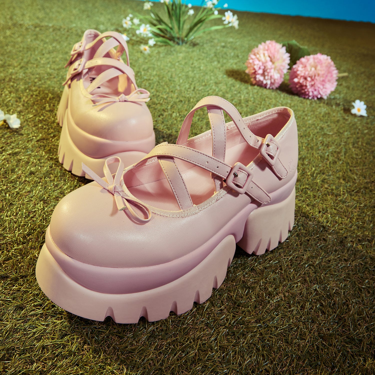 Platform Mary Janes