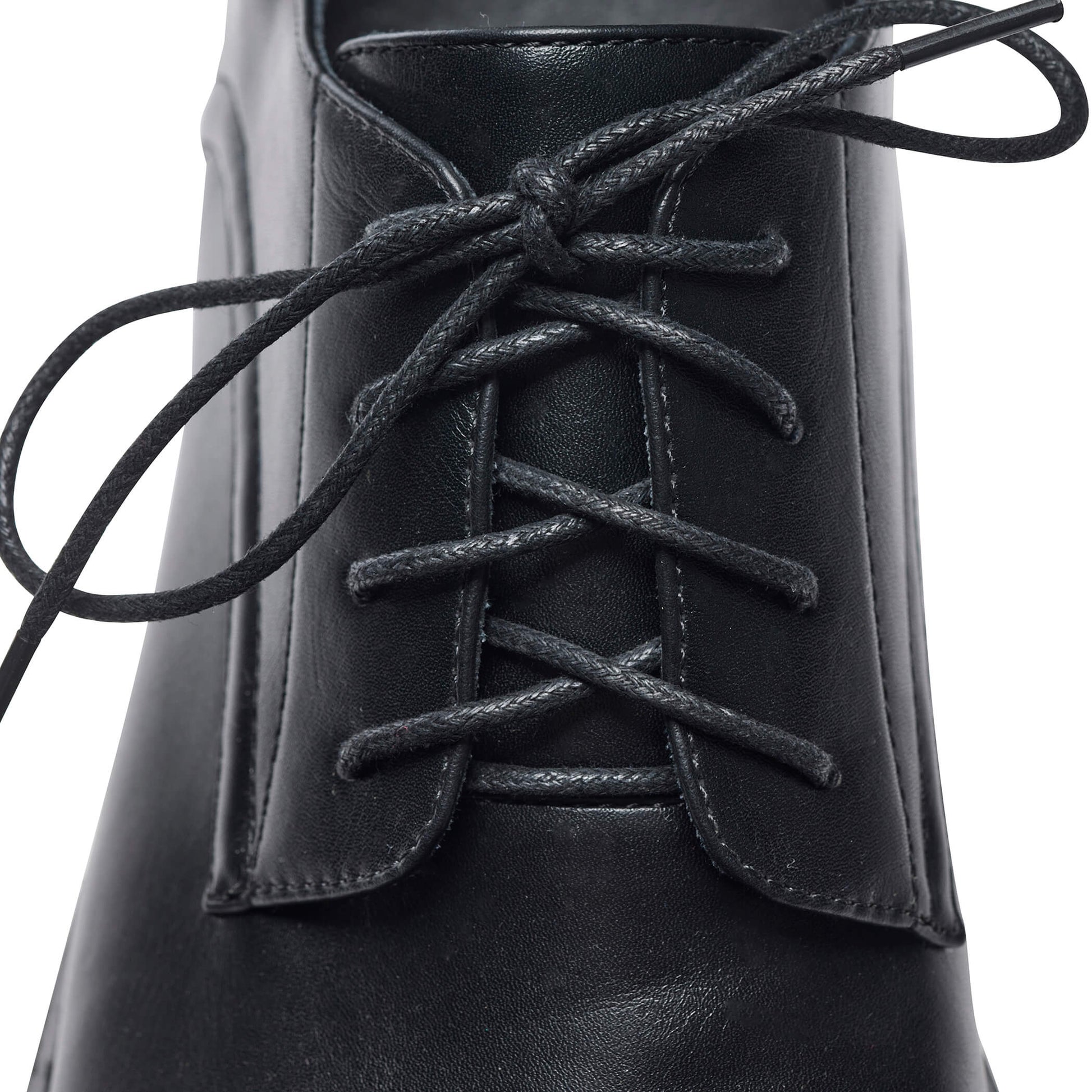 400% Oversized Derby Shoes - Black - Koi Footwear - Lace Details
