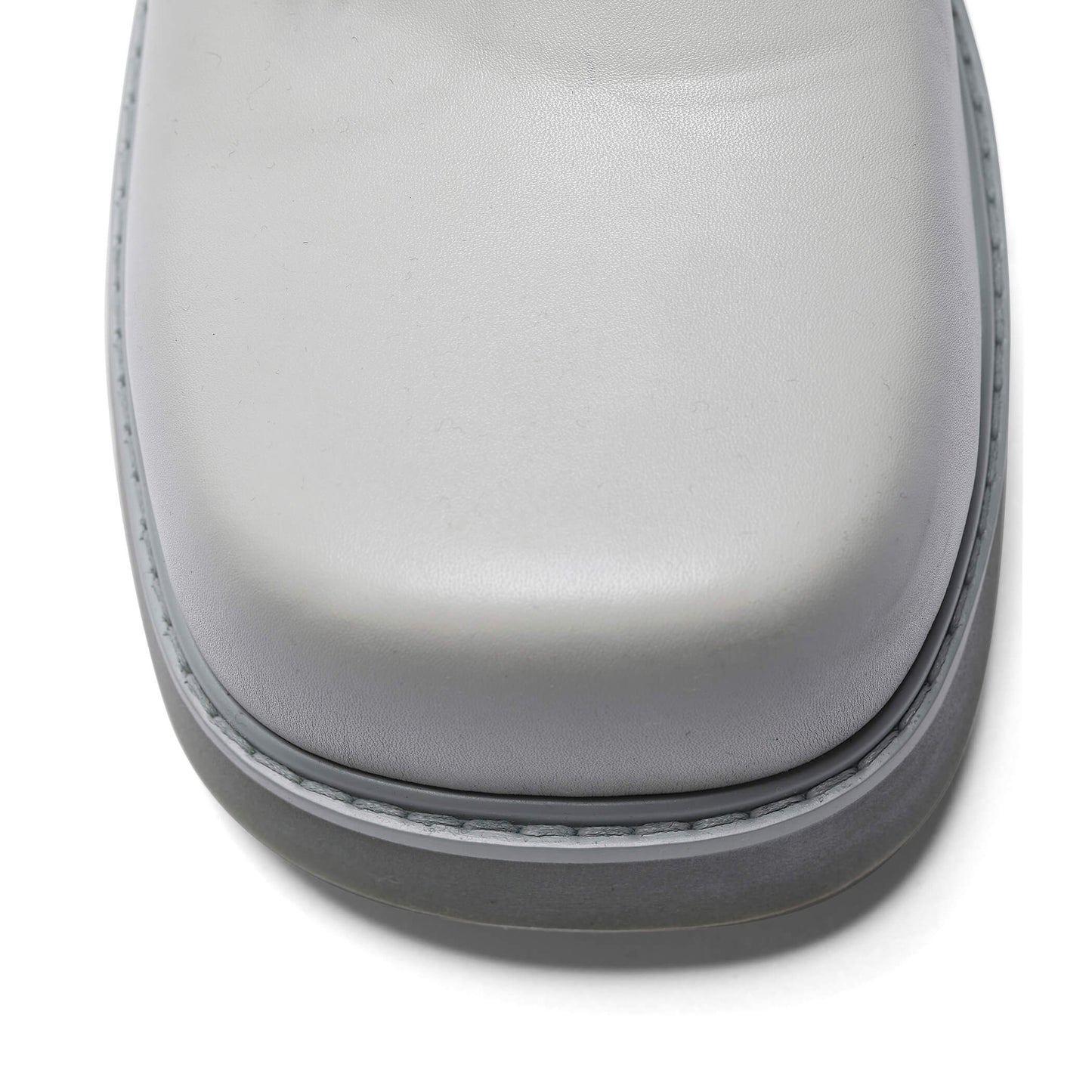400% Oversized Derby Shoes - Grey - Koi Footwear - Front Detail