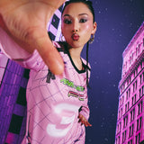 Pink Panthers Oversized Shirt Dress - Blossom
