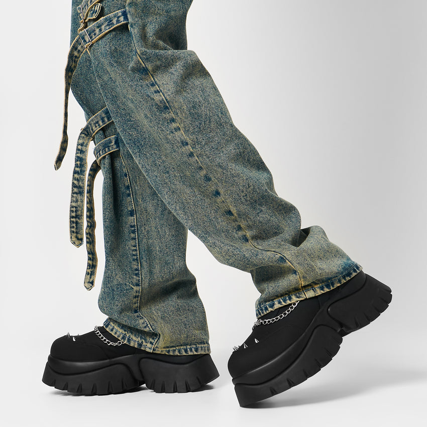 mens platform trainers