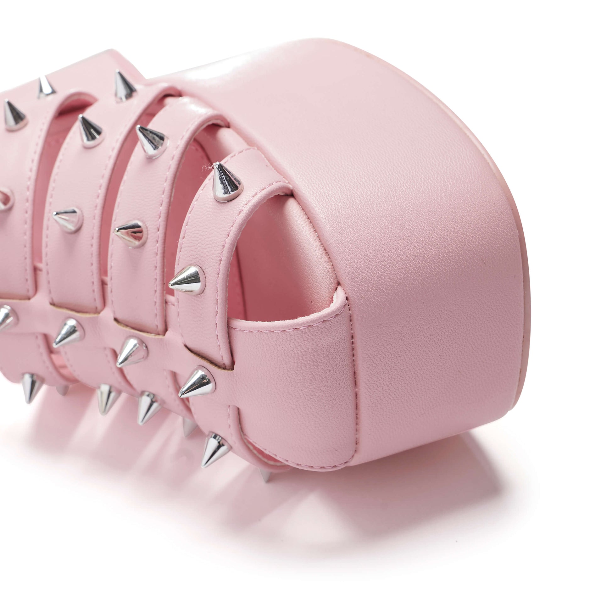 Angel Mist Pink Platform Heels - Shoes - KOI Footwear - Pink - Platform Detail