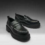 Apis Black Loafers