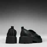 Apis Black Loafers