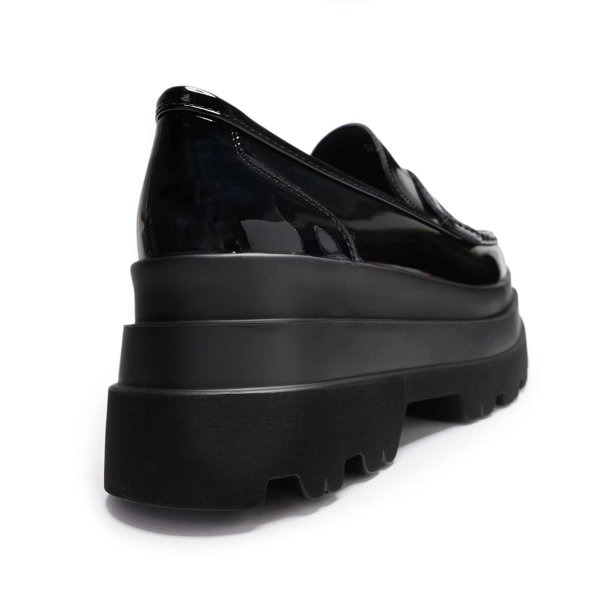 Arna Black Patent Trident Shoes - Shoes - KOI Footwear - Black - Back Detail