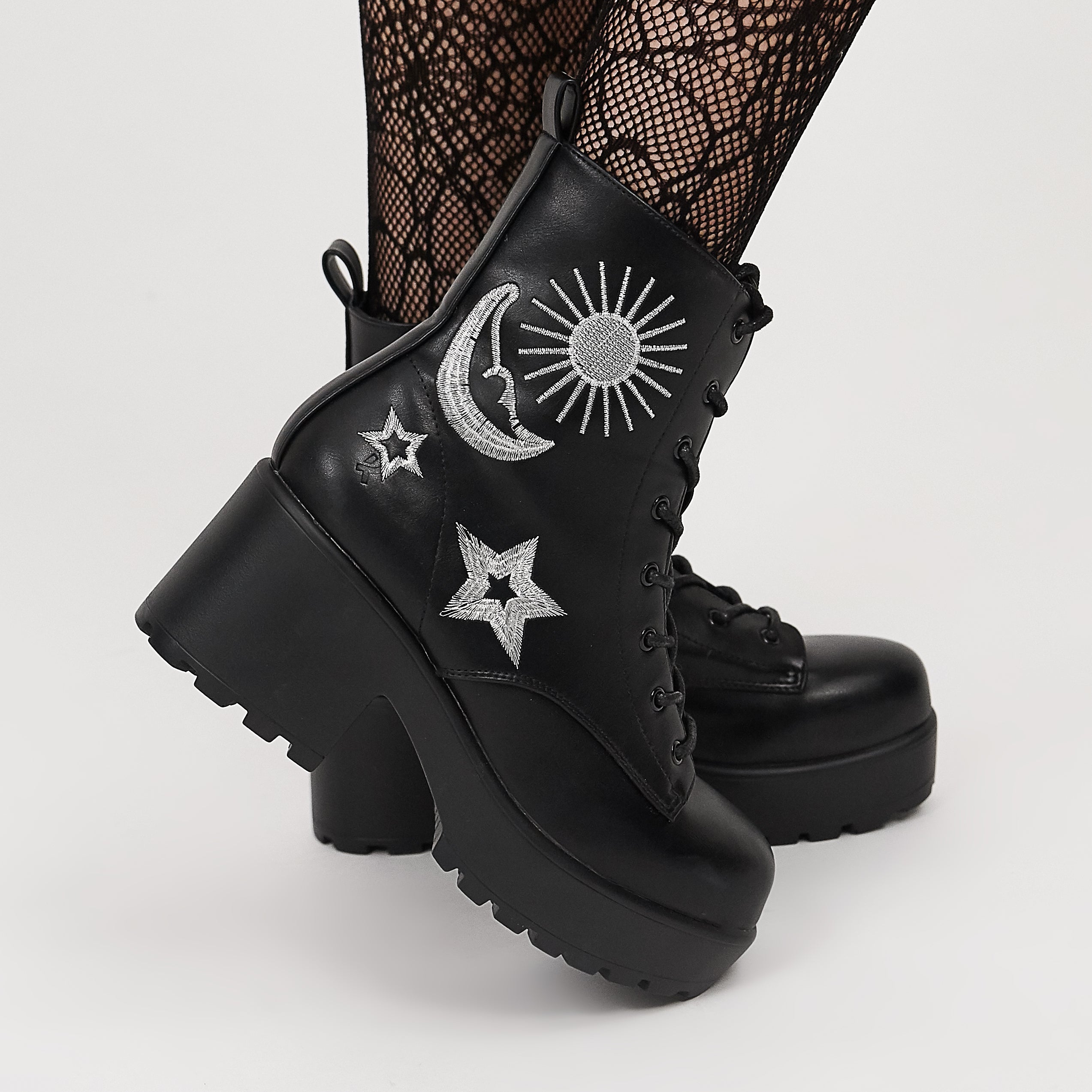 Astro_Silver_Star_and_Moon_Chunky_Boots_MOD1