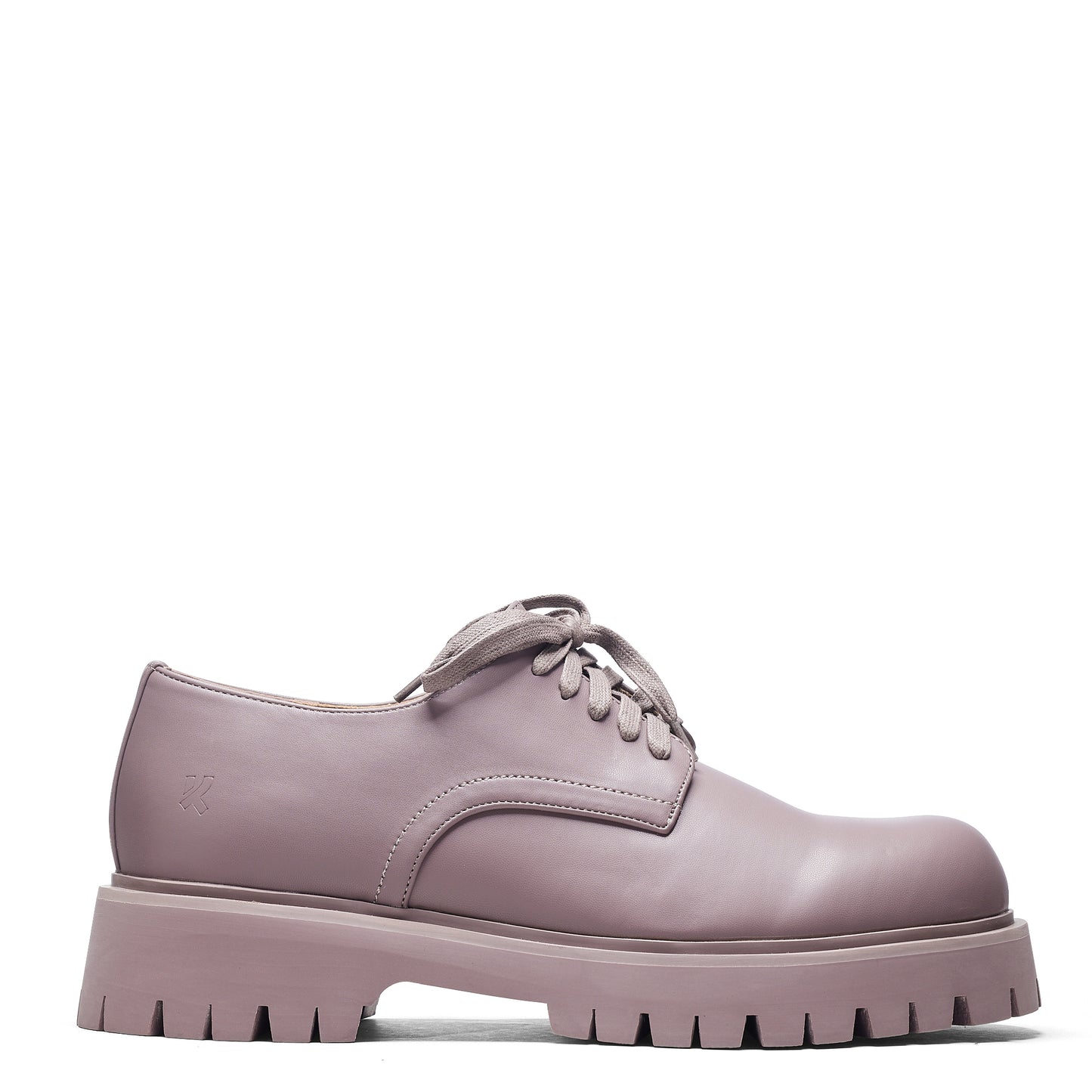 Avian Men's Lace Up Shoes-Mauve - Shoes - KOI Footwear - Purple - Side View