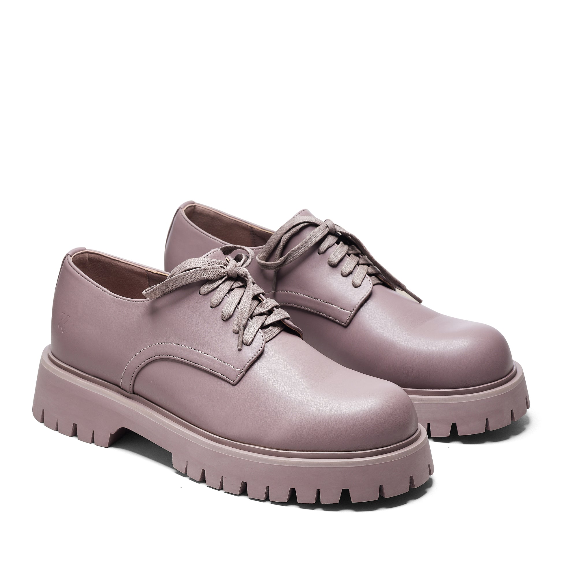 Avian Men's Lace Up Shoes-Mauve - Shoes - KOI Footwear - Purple - Three-Quarter View