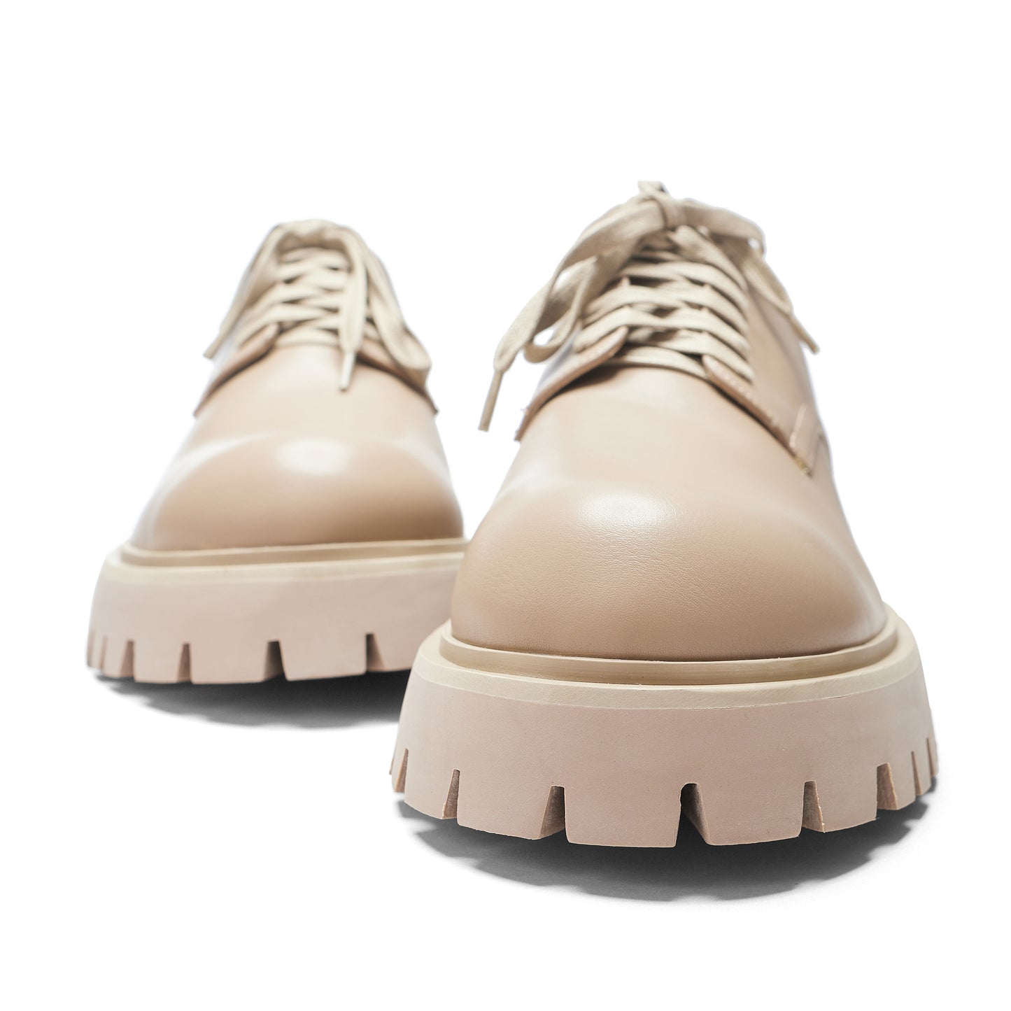 Avian Men's Lace Up Shoes-Sand - Shoes - KOI Footwear - Beige - Front View