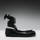 Blithe Metal Toe Ballet Flats- Black- PRE ORDER