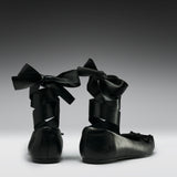 Blithe Metal Toe Ballet Flats- Black- PRE ORDER