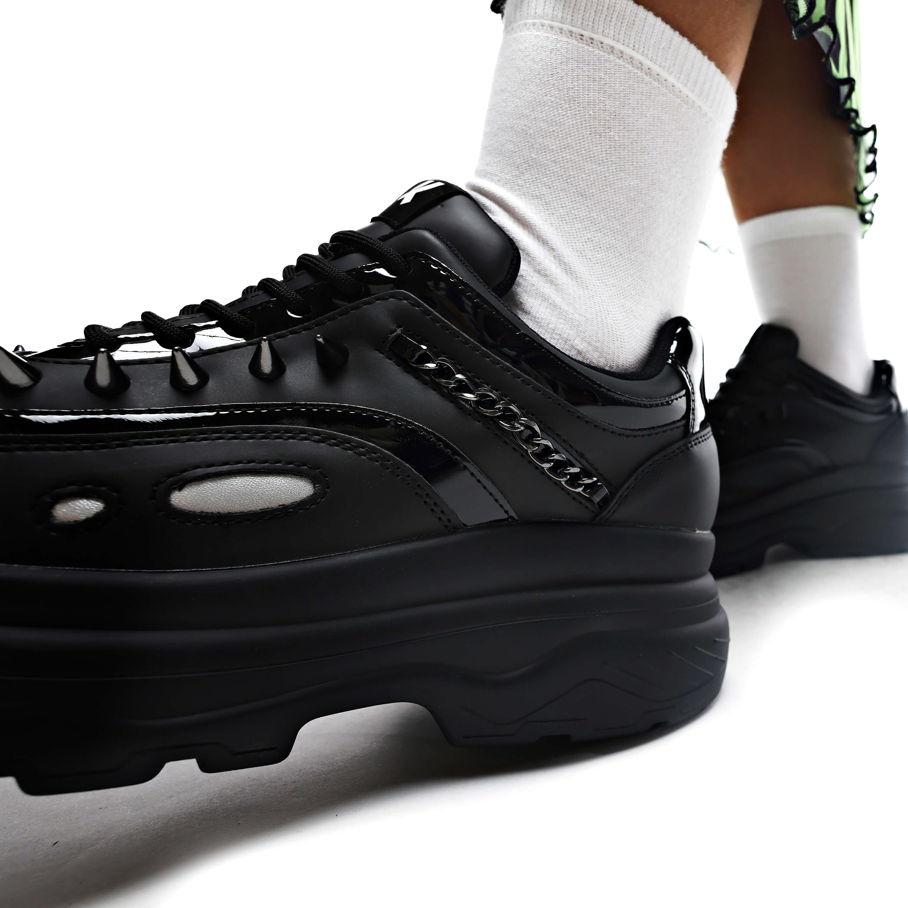 BANE OF EXILE TRAINERS - Trainers - KOI Footwear - Black - Side Detail