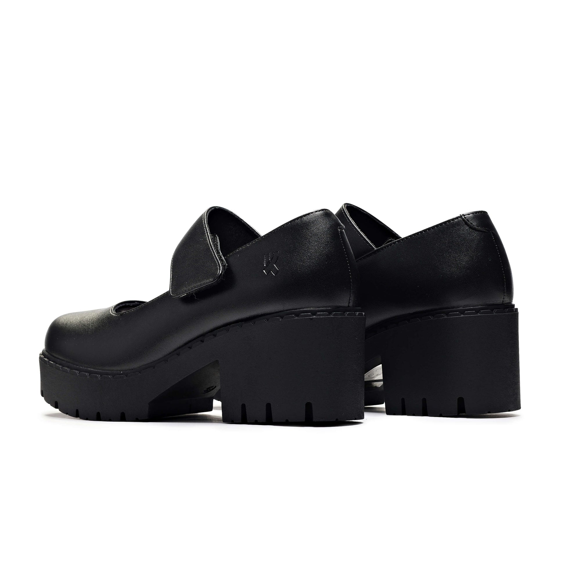 Beacons Switch Mary Jane Shoes - Mary Janes - KOI Footwear - Black - Back View