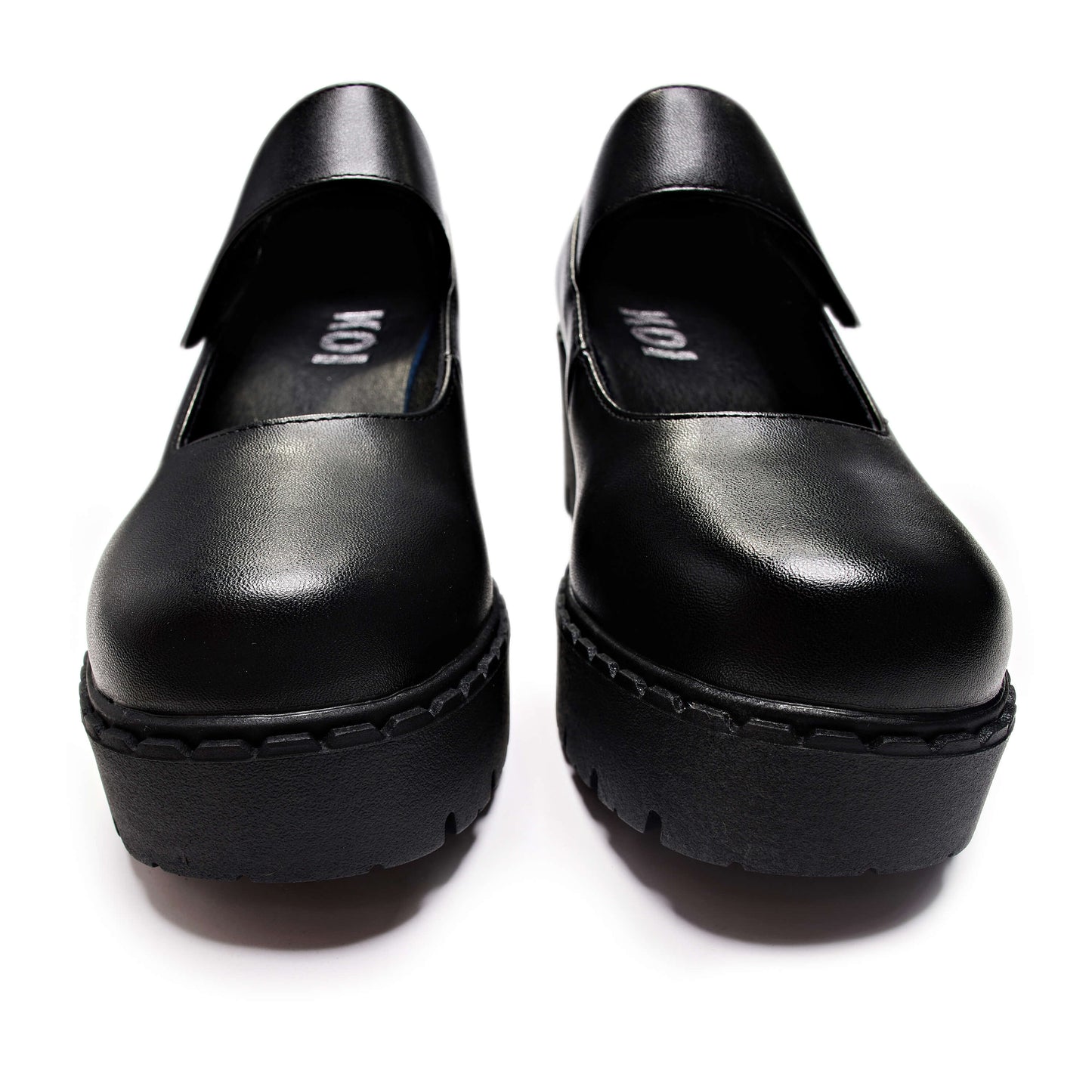 Beacons Switch Mary Jane Shoes - Mary Janes - KOI Footwear - Black - Front Detail