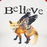 Believe Graphic Cropped T-Shirt - White