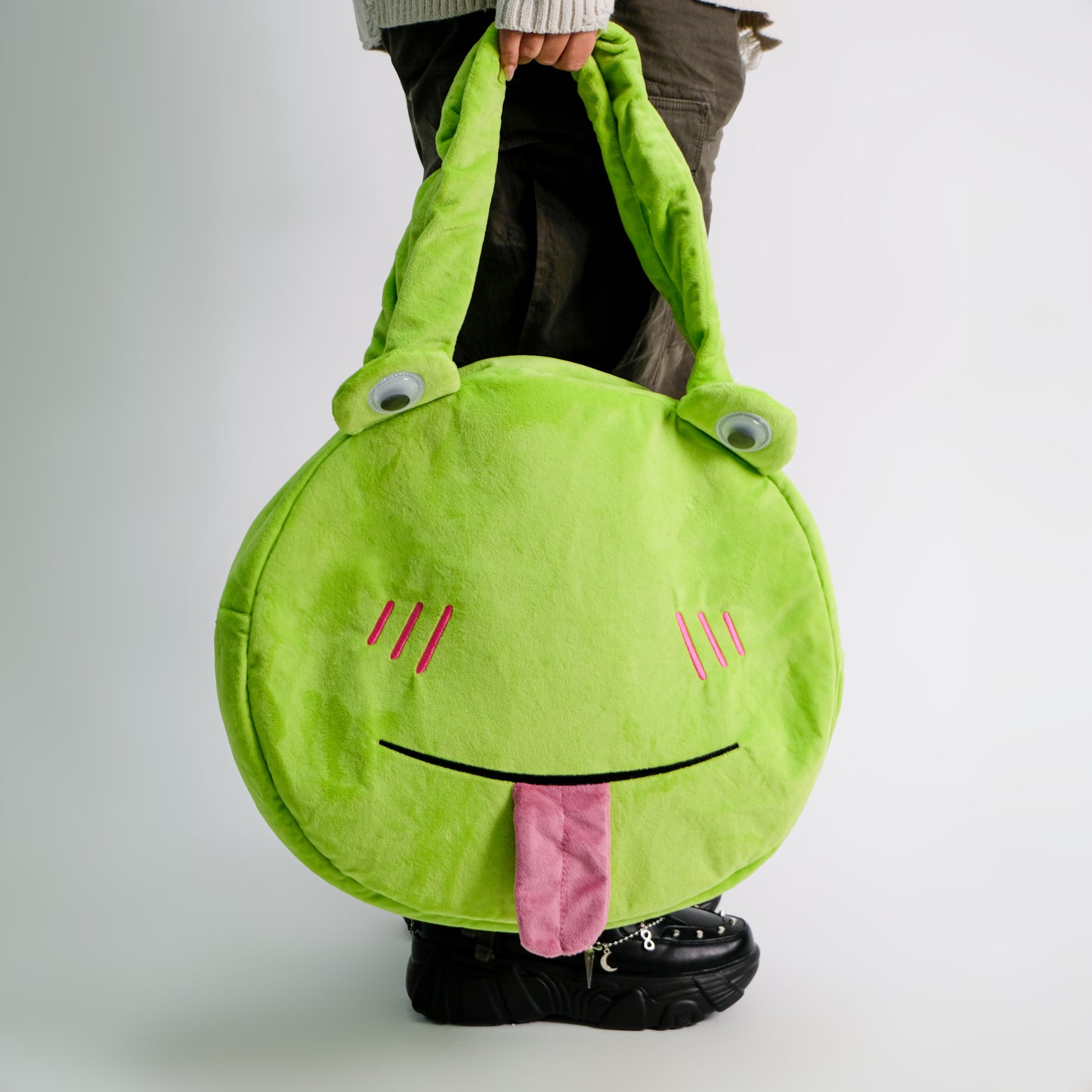 Bevvy the Frog Bag - Accessories - KOI Footwear - Green - Three-Quarter Back View