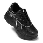 Chunky Platform Trainers in Black - Jinx Mystic Charm Trainers - Single