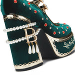 Boleyn_s_Revenge_Bejewelled_Velvet_Heels_Green_2
