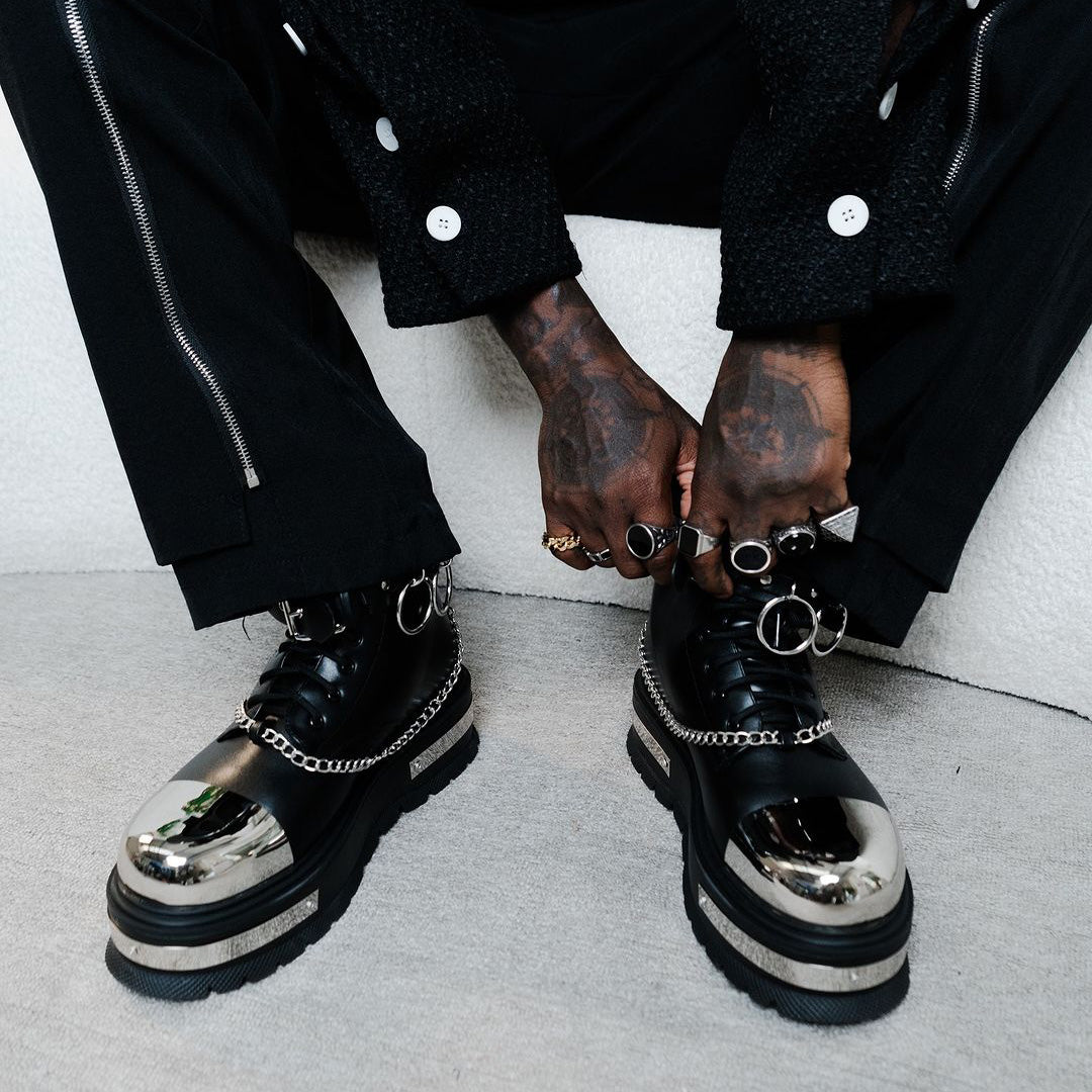 Borin Men's Hardware Platform Boots – KOI footwear