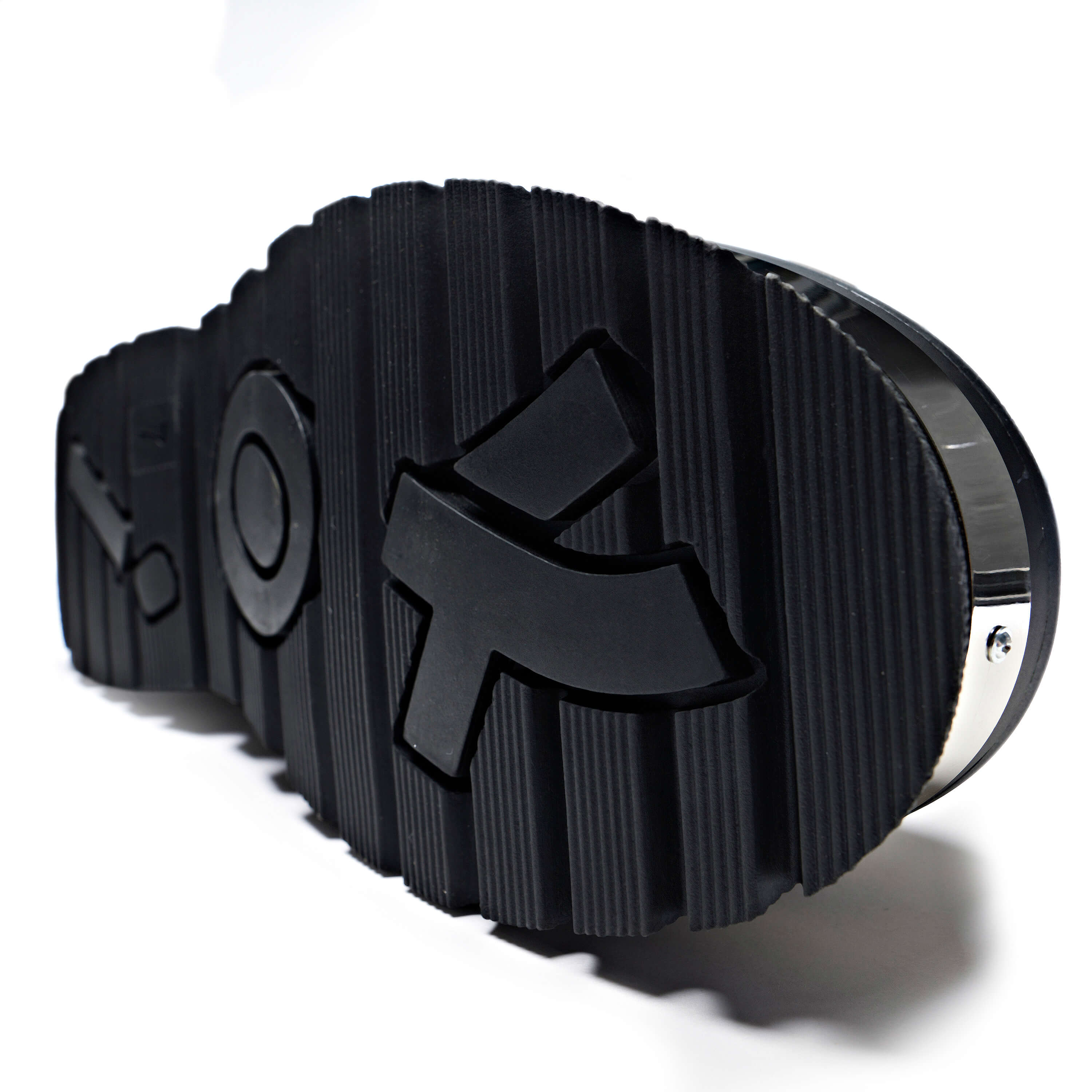 Borin Men's Hardware Platform Boots - Ankle Boots - KOI Footwear - Black - Sole Detail