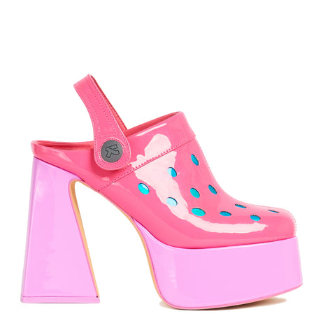 Candyfloss Powder Alien Heels - Shoes - KOI Footwear - Pink - Main View