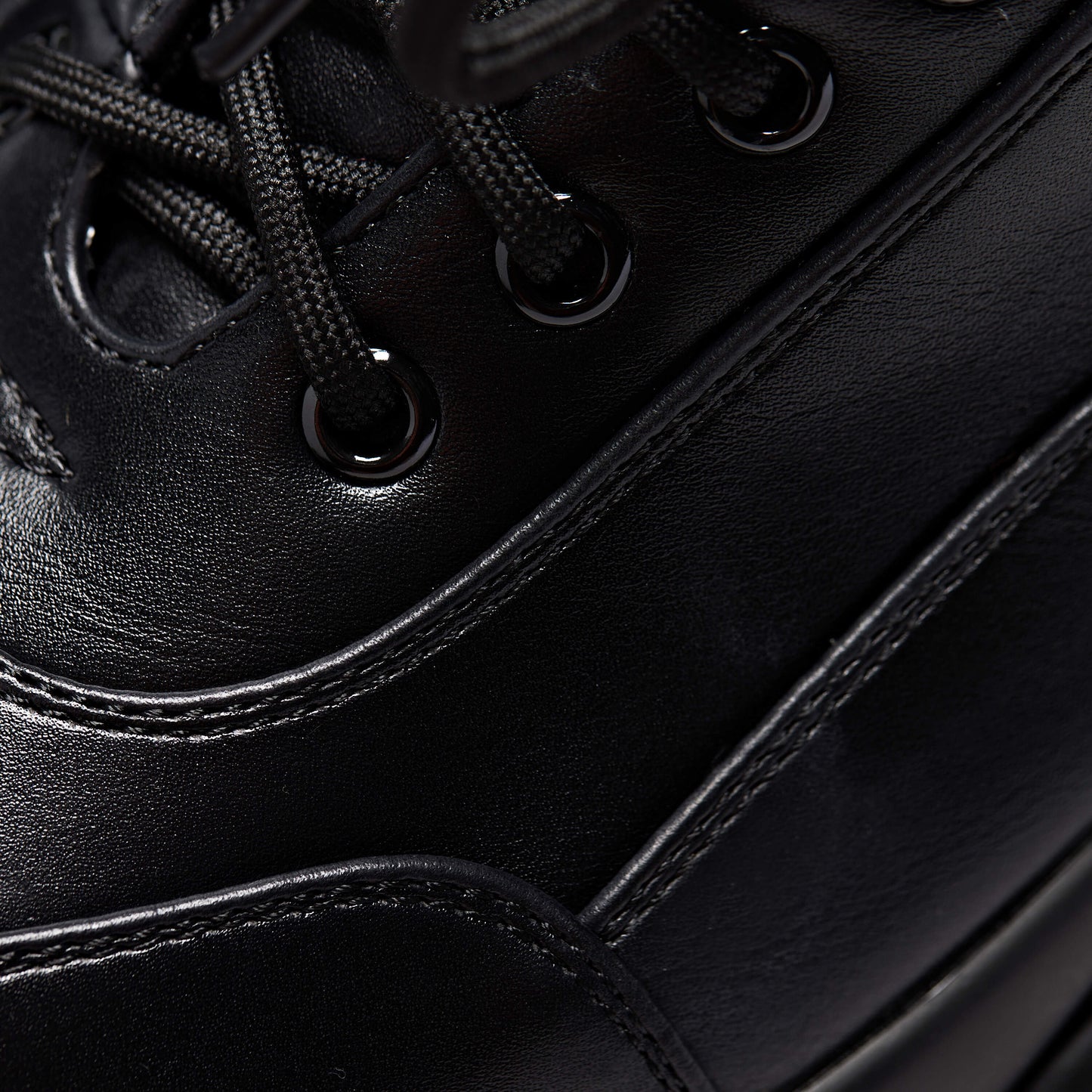 Chronicles Vilun Platform Trainers - Trainers - KOI Footwear - Black - Material Detail