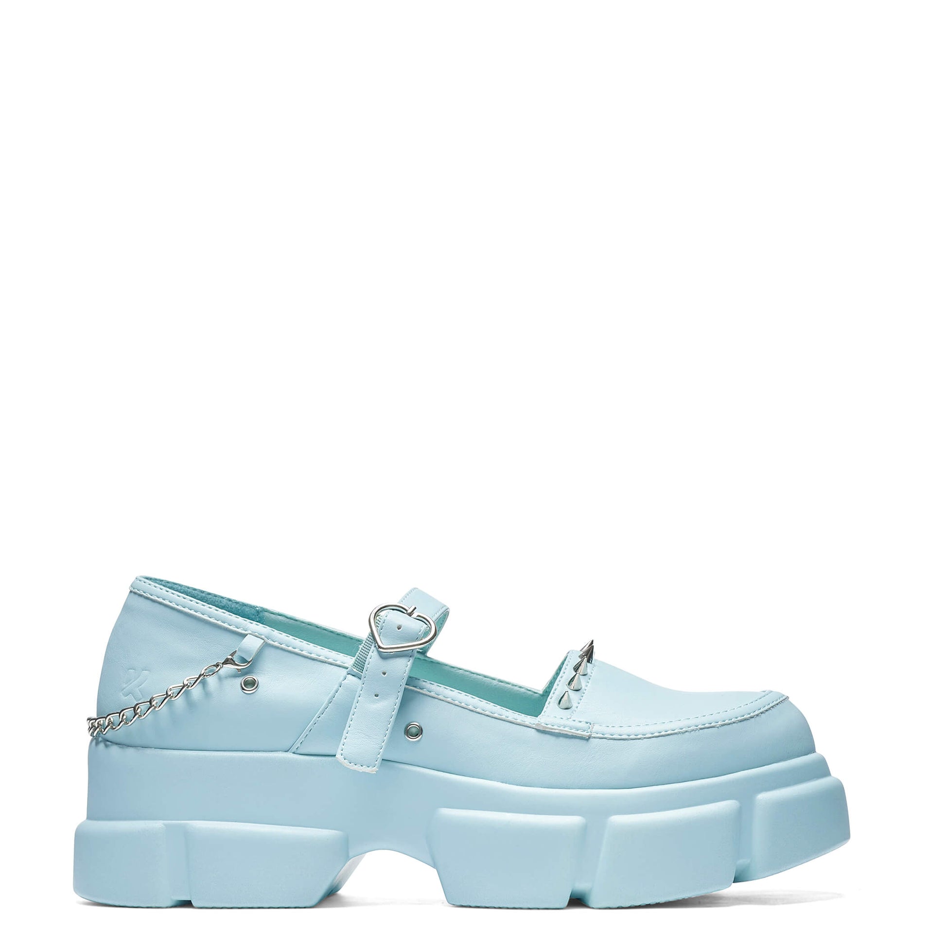 Cloud Mist Chunky Shoes - Baby Blue - Shoes - KOI Footwear - Blue - Side View