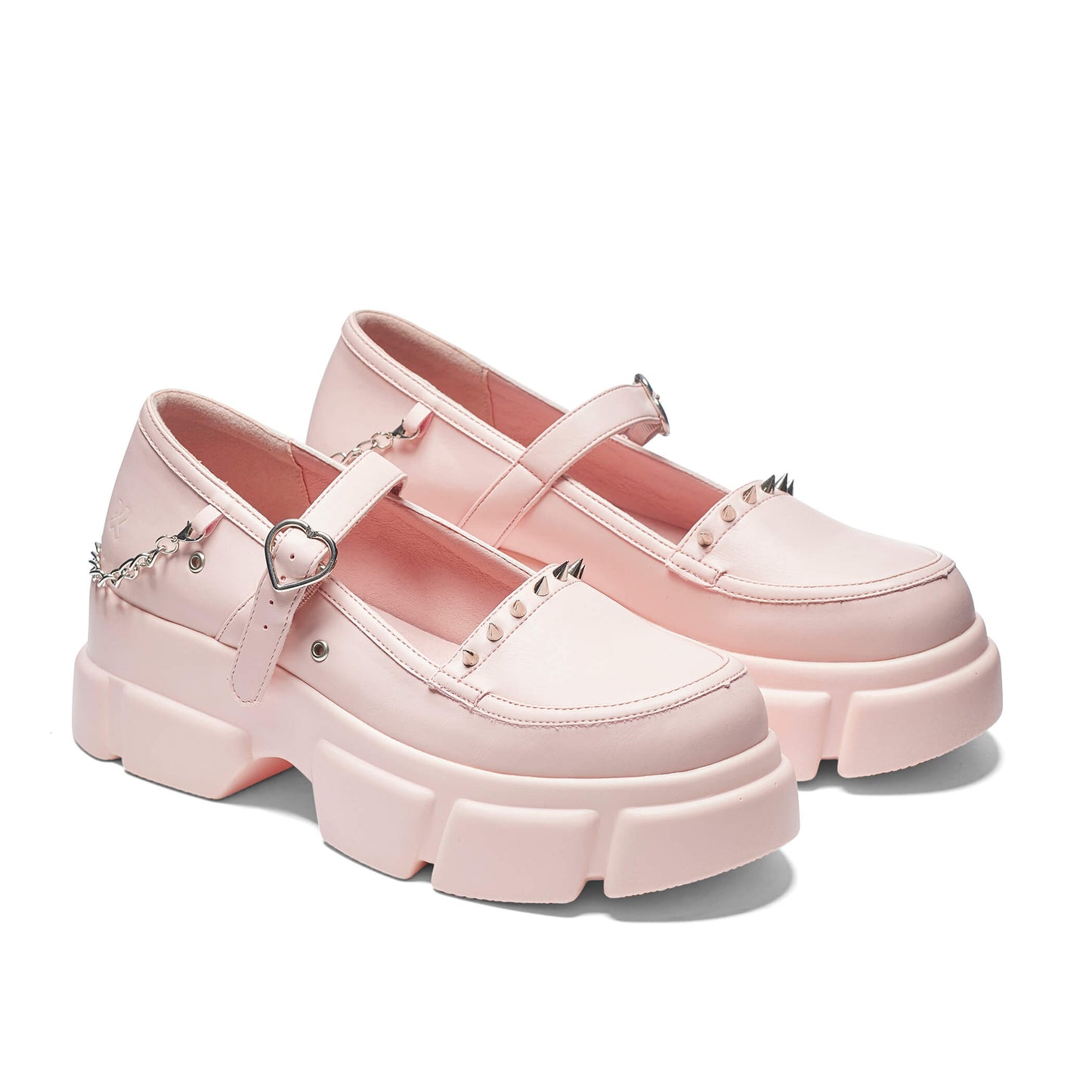 Cloud Mist Chunky Shoes - Baby Pink - Shoes - KOI Footwear - Pink - Three-Quarter View