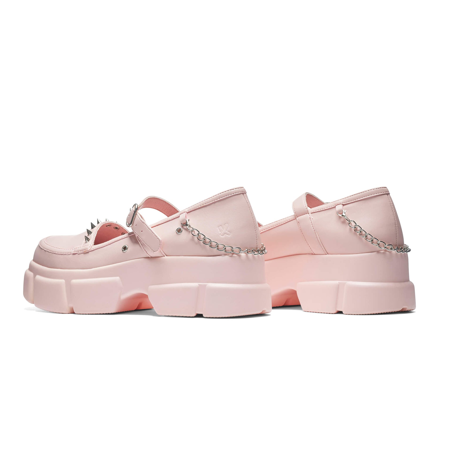 Cloud Mist Chunky Shoes - Baby Pink - Shoes - KOI Footwear - Pink - Back View