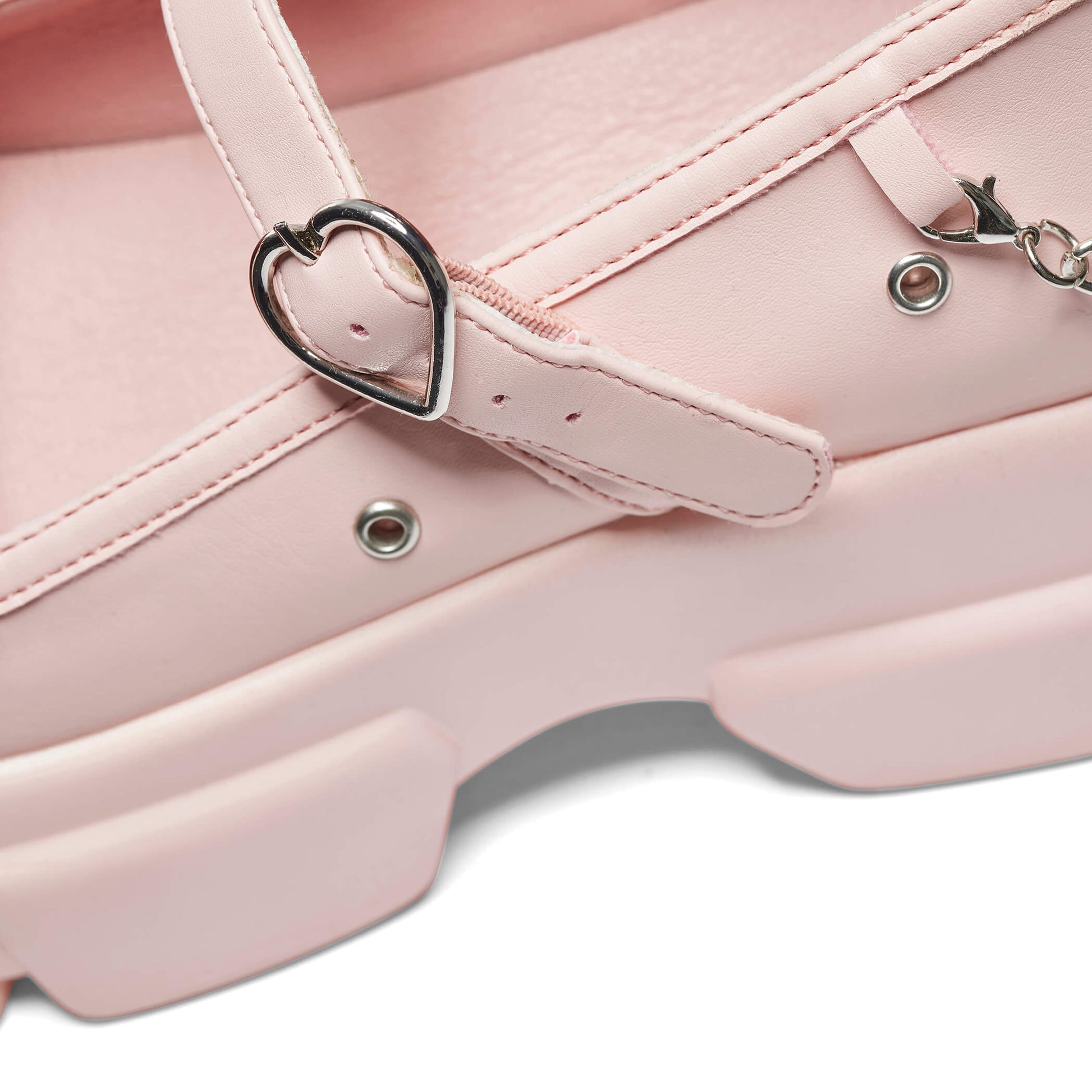 Cloud Mist Chunky Shoes - Baby Pink - Shoes - KOI Footwear - Pink - Buckle Detail