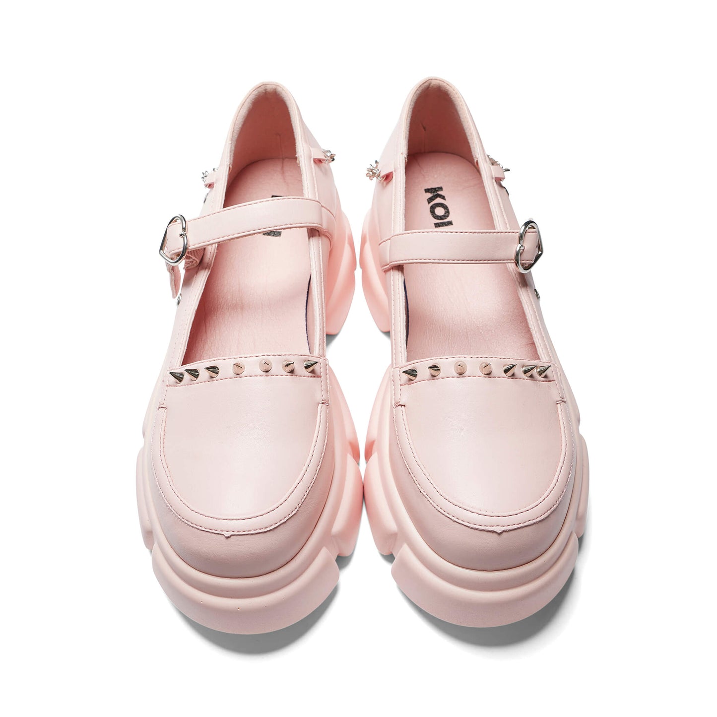 Cloud Mist Chunky Shoes - Baby Pink - Shoes - KOI Footwear - Pink - Top View