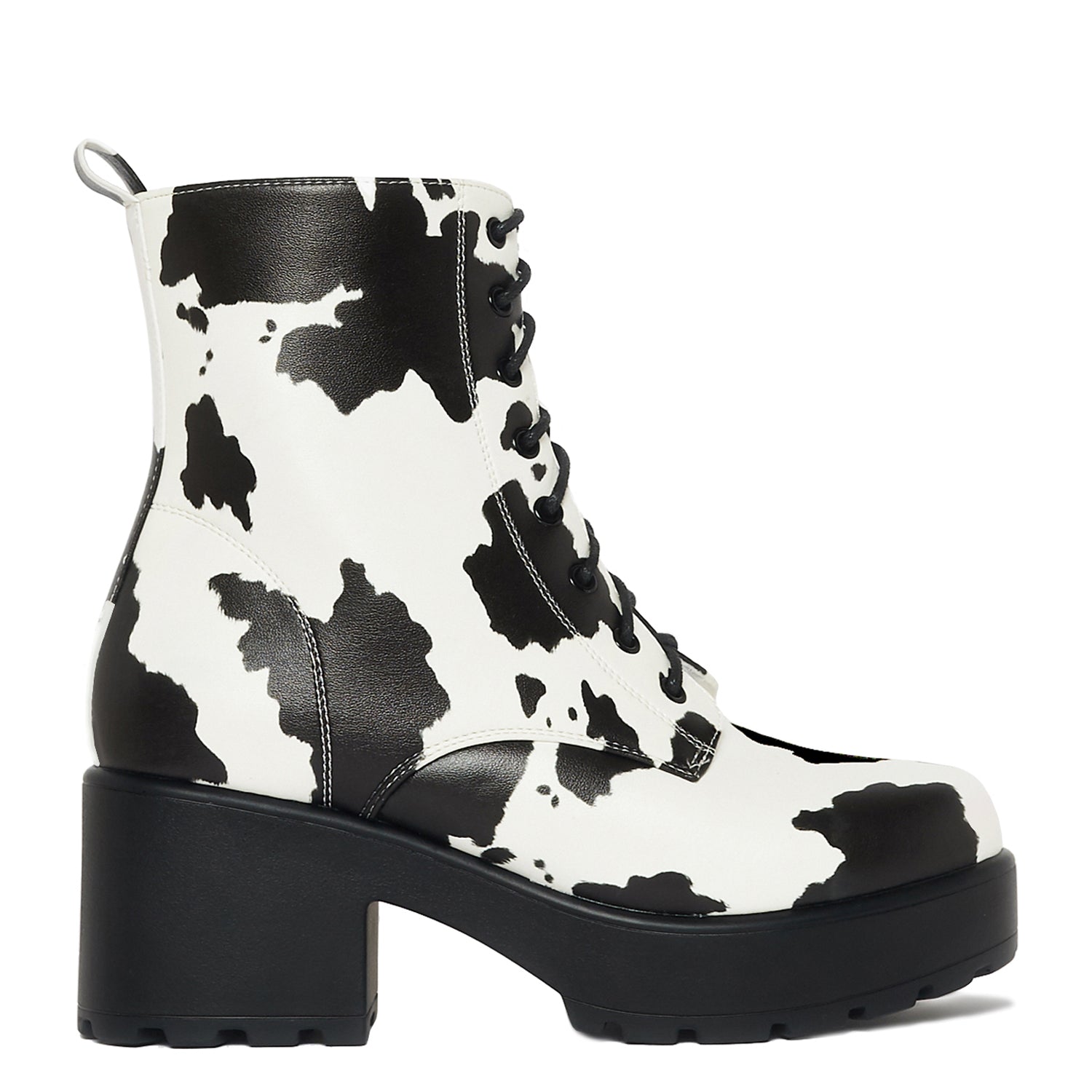 DAISY Platform Cow Print Military Boots – KOI footwear