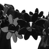 A Secret Arrangement Platform Heels - Black - Koi Footwear - Detail View