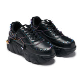 Dungeon Dice Mystic Charm Chunky Platform Trainers Rainbow - Top