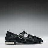 Forlorn Men's Spiked Mary Janes - Black