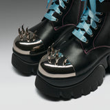 Jazmin Bean x KOI Frunkrocker Sidekick Monster Boots - Black