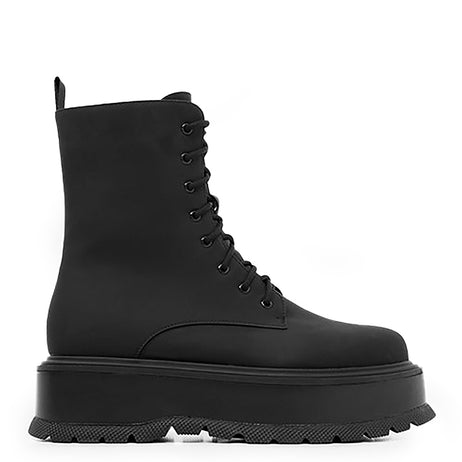 Foundry Men's Platform Ankle Boots - Ankle Boots - KOI Footwear - Black - Main View