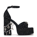 Frank N Furter Charm Chunky Heels Black_3